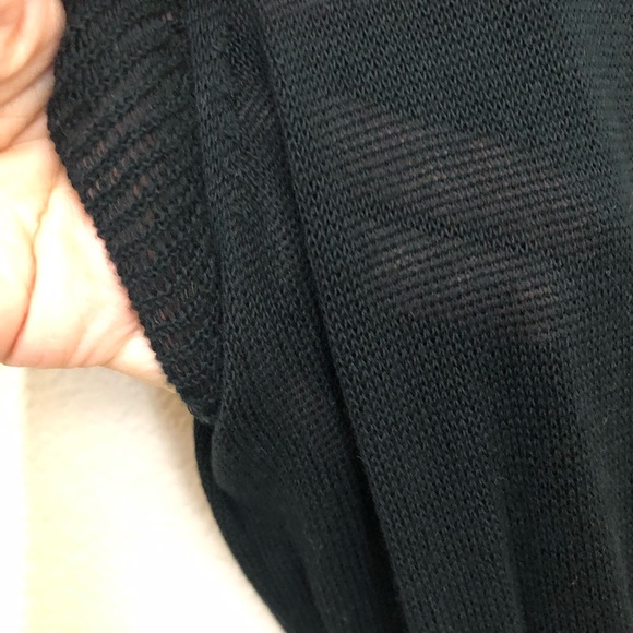 BANANA REPUBLIC Womens XS V-Neck Black Knit Dress LBD NWOT Lined - Picture 11 of 16